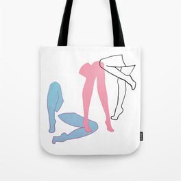 Leg Series (Trans Pride) Tote Bag