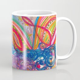 Cosmos Coffee Mug | Watercolor, Inter Connection, Trees, Painting, Water, Connection, Cosmos, Meditation, Life, Love 