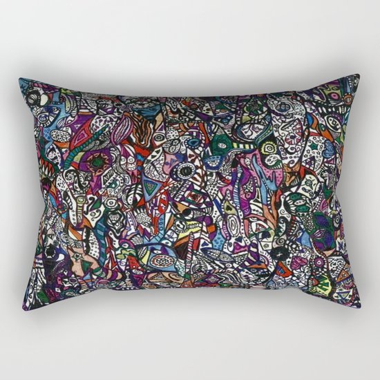 Spelunking Rectangular Pillow