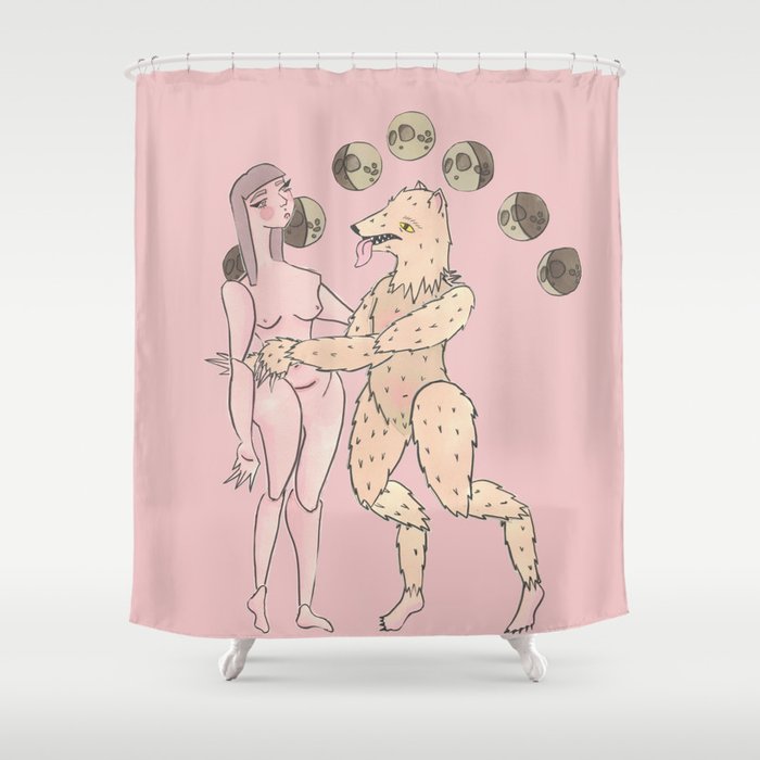 Werewolf Lover Shower Curtain