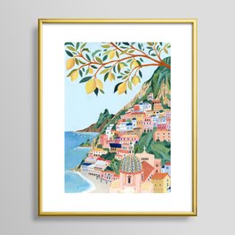 Positano, Italy Framed Art Print