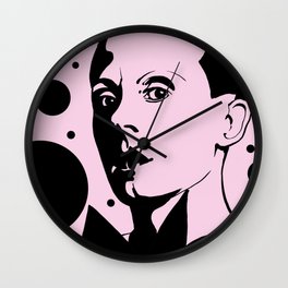 Klaus Nomi Wall Clock | Kid, Rainbow, Klausnomi, Gay, Artist, Queer, Digital, Clubkid, Club, Art 
