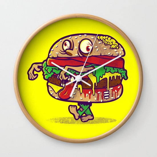 ZOMBURGER Wall Clock