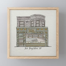 Boston Pubs - Lir Framed Mini Art Print