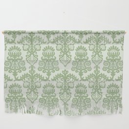 Strawberry Chandelier Pattern 553 Sage Green Wall Hanging