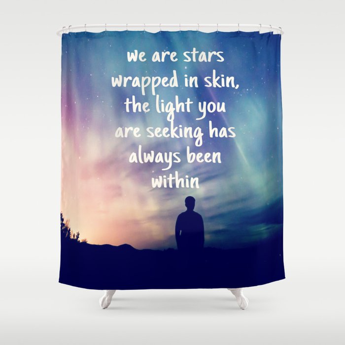 Stars Wrapped Shower Curtain