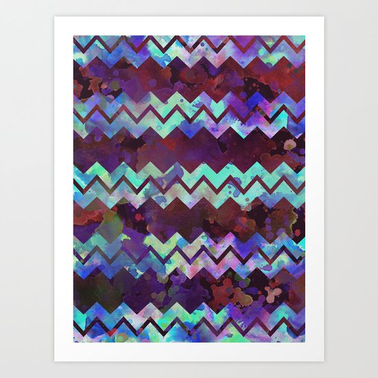 Chevron Pop Art Print