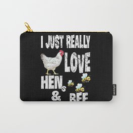 I just really love Hens and Bees. Chicken-Mom Bee Keeper Carry-All Pouch