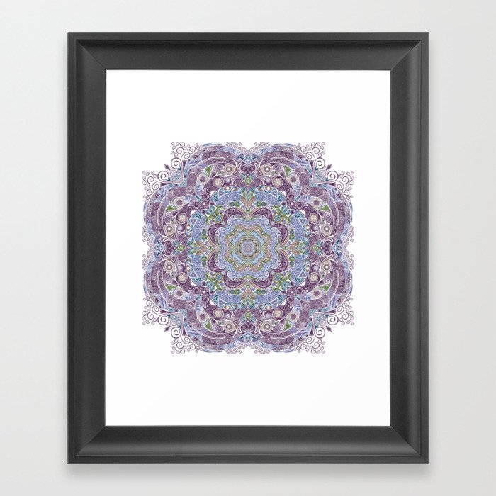 Mandala pattern #14 Framed Art Print