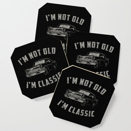 I'm Not Old I'm Classic Funny Car Quote Retro Coaster