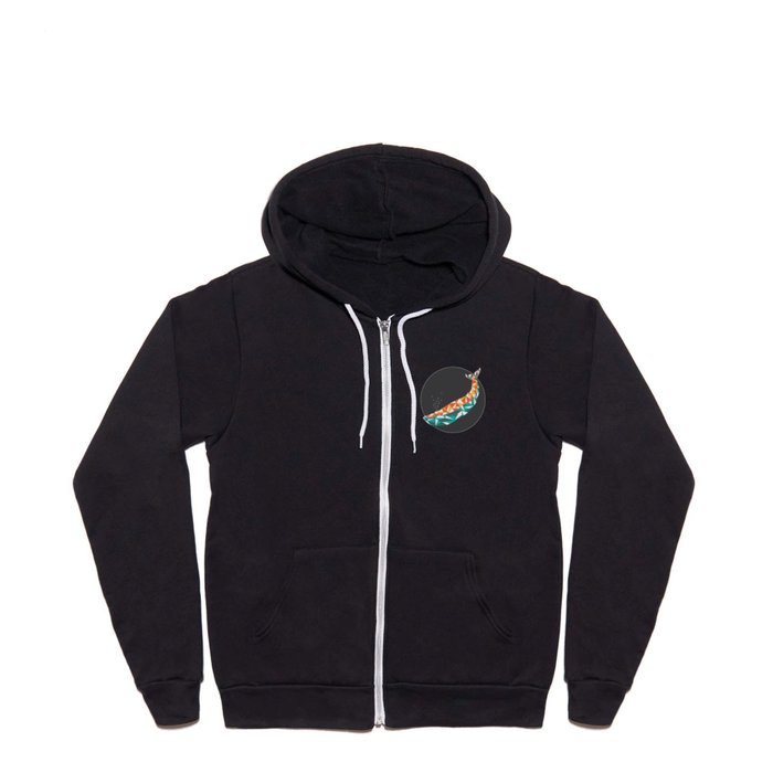 For the Love of Whales Full Zip Hoodie