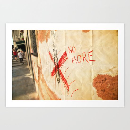 no more! _ ban the bomb! Art Print