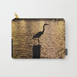 Heron Silouette Carry-All Pouch