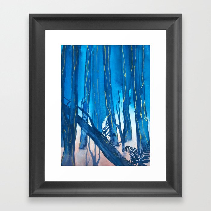 Starry Forest Framed Art Print