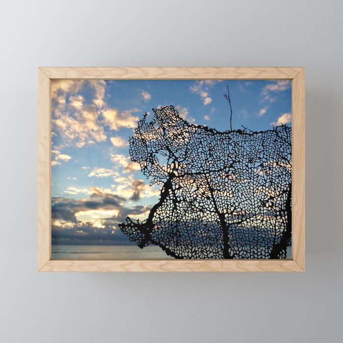 Florida sunrise Framed Mini Art Print