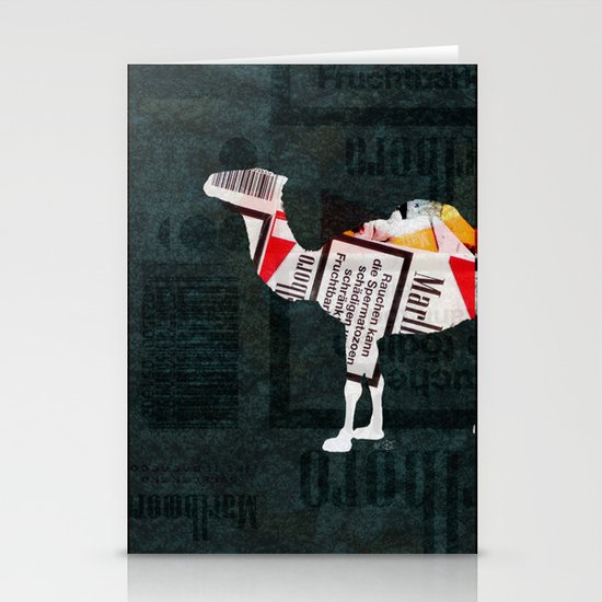 Camel Collage 4F Stationery Cards