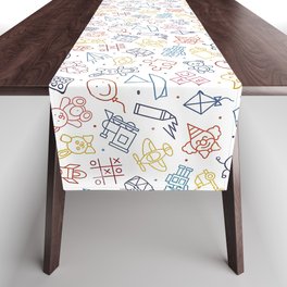 Funny drawings Table Runner