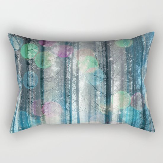 Happy Holidays 3 Rectangular Pillow
