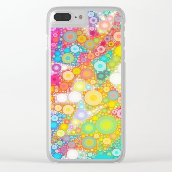 Sunny Bubbles on the Water Clear iPhone Case