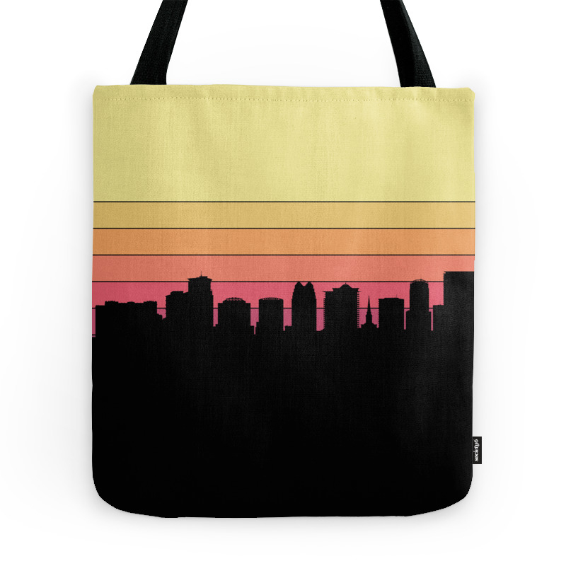 Orlando Skyline Tote Bag by svenhorn