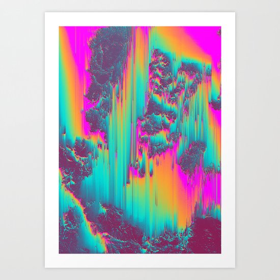 THERE'S NO LIE IN HER FIRE Art Print