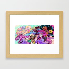 Pastel Powder Gang 2: Girl Gang Warfare Framed Art Print