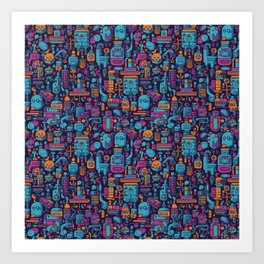 Pattern things Art Print