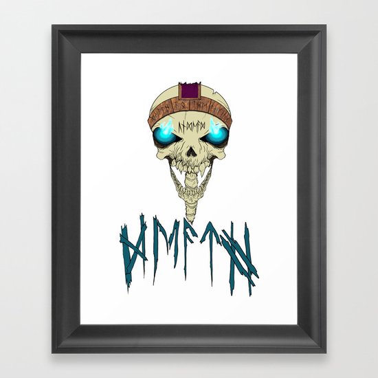 Death To The Living! Framed Art Print