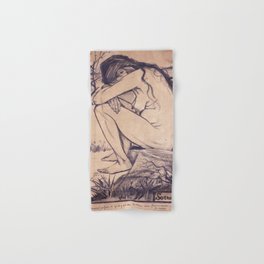 Vincent van Gogh - Sorrow (1882) Hand & Bath Towel