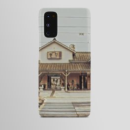 Small country train station Android Case