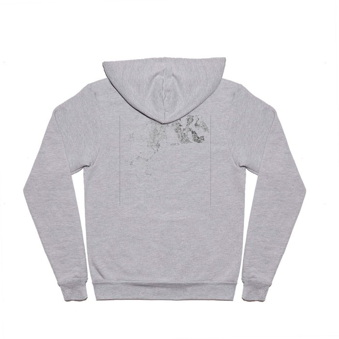 Cape Town White Map Hoody