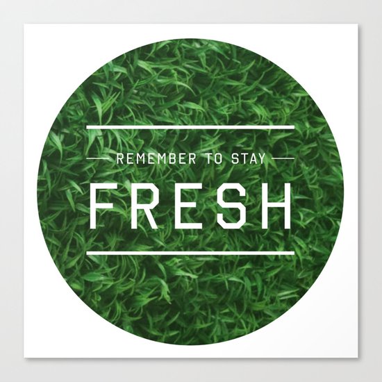 Stay Fresh Canvas Print