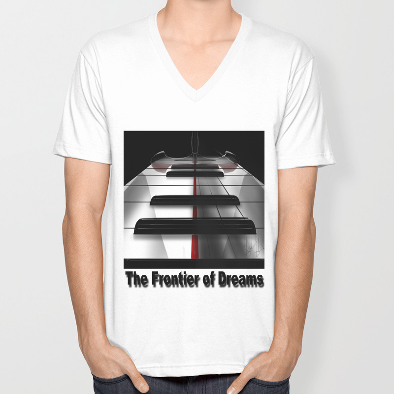 Piano By Hs Design Unisex V Neck By Hsdesigner Society6