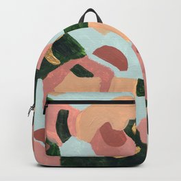 Geo Party with Gold Fun Geometric Abstract Backpack