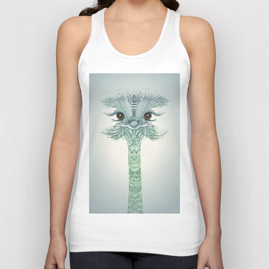 Ostrich Unisex Tank Top