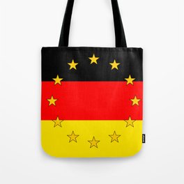 German European Union Flag Tote Bag