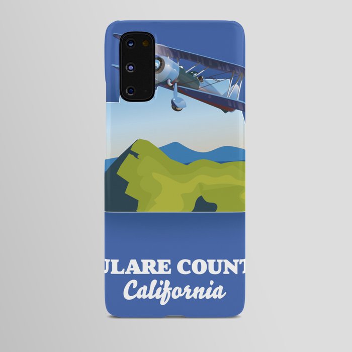 Tulare County California Map Android Case