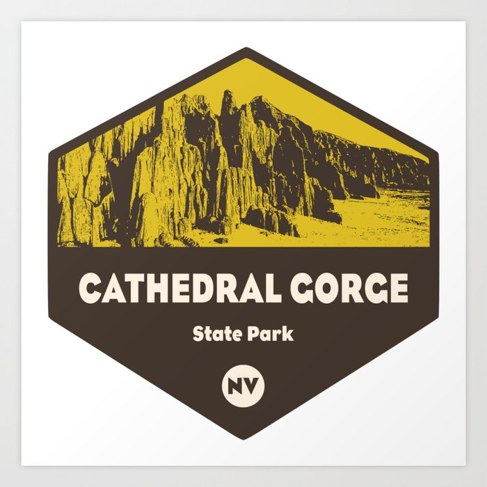 Cathedral Gorge State Park Art Print