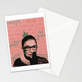 The Notorious RBG. Stationery Card