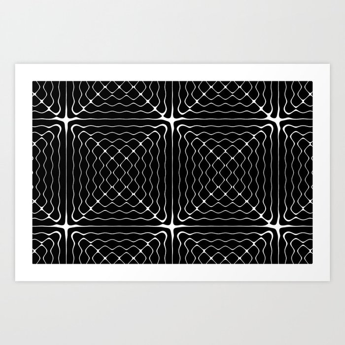 Energy Vibration 1.  Frequency - Chladni - Cymatics Art Print