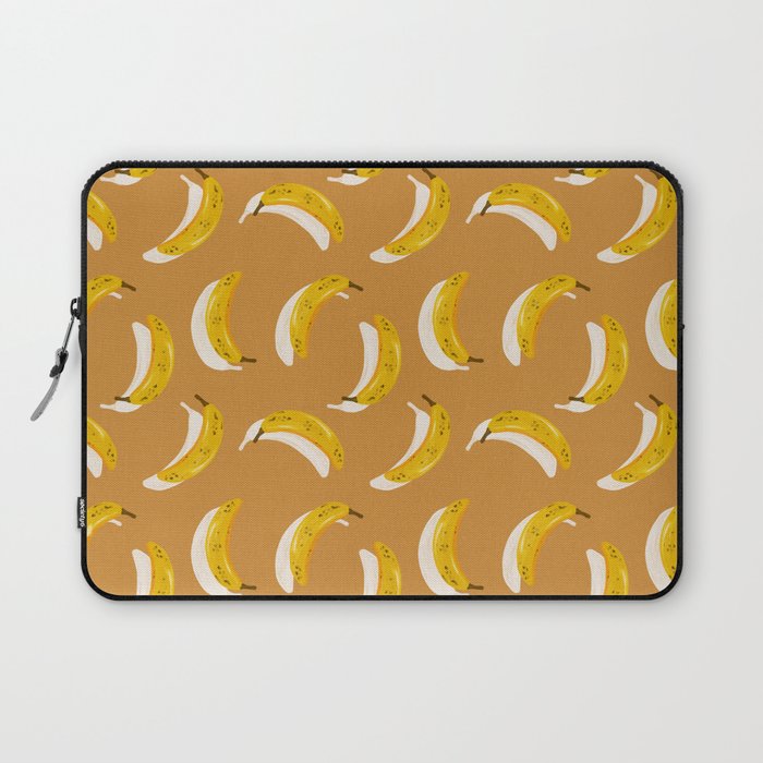 Banana Pattern – Ochre Laptop Sleeve
