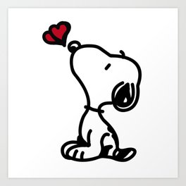 snoopy art prints for