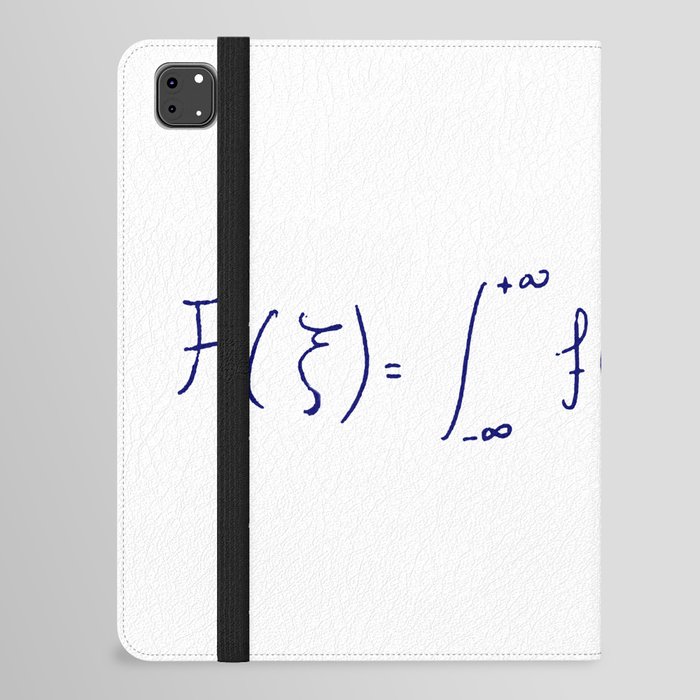 Fourier transform equation handwritten iPad Folio Case