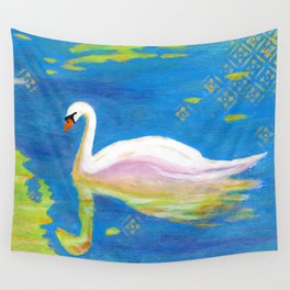 Swan Wall Tapestry