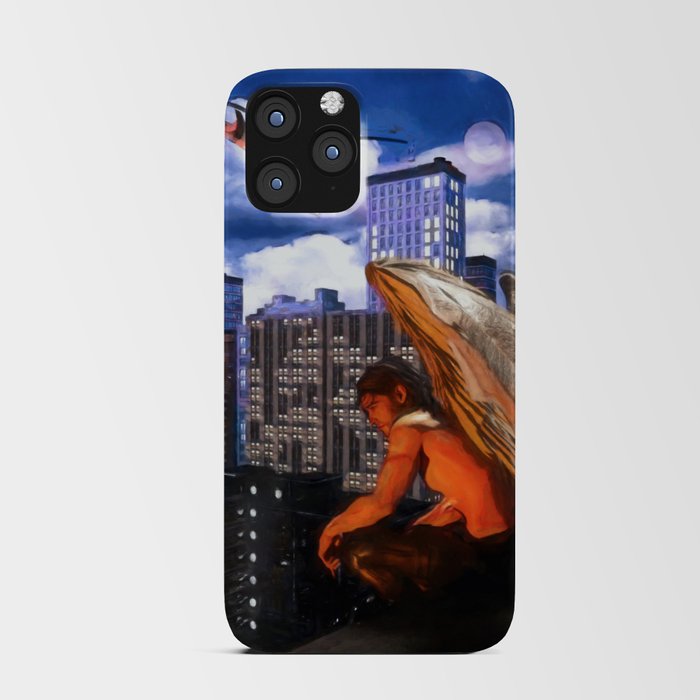 Angel Above City Streets iPhone Card Case