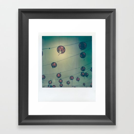 Lanterns Framed Art Print