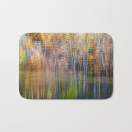 autumn frequency Bath Mat | Autumn, Photo, Reflections, Abstract, Water, Landscape, Reflectionsinwater, Nature, Color, Fall 