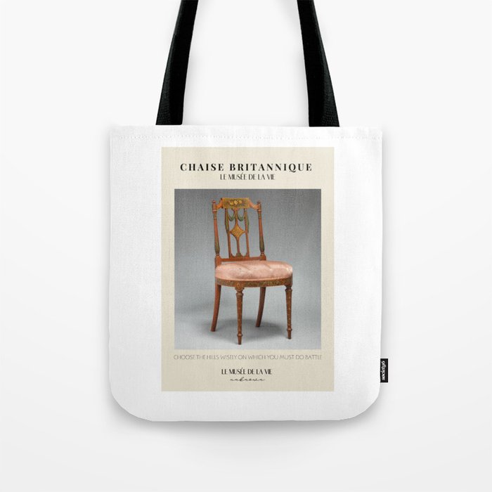 Vintage designer chair | Inspirational quote 22 Tote Bag
