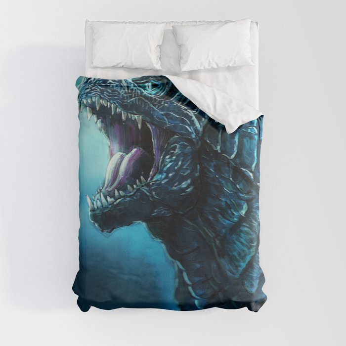 The King of Monsters - Godzilla Duvet Cover