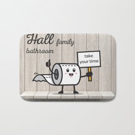 Hall Family Bathroom Bath Mat